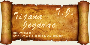 Tijana Jegarac vizit kartica
